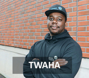 Team leader service coordinator Twaha Yahya: salapoliisityo veti kylmaalalle